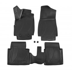 Rubber car floor mats for LADA Lada Kalina