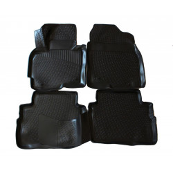 Rubber car floor mats for MAZDA 3 2013-2019
