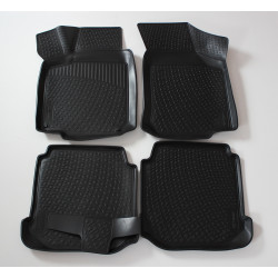 Rubber car floor mats for SSANGYONG Kyron 2005- up