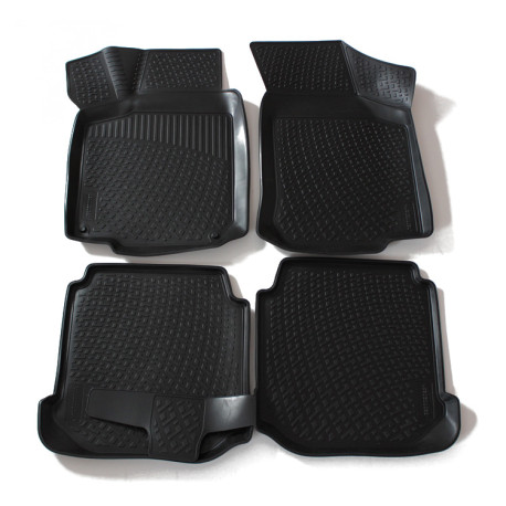 Per modello specifico Rubber car floor mats for SUZUKI Vitara II 2015 - up | race-shop.it
