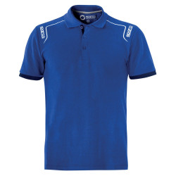 Polo SPARCO Portland Tech Stretch Plus, blu