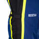Tute Tuta da karting omologata CIK-FIA SPARCO Kerb K44, blu/nero/giallo/bianco | race-shop.it