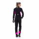 Tute Tuta da karting per bambini omologata CIK-FIA SPARCO Lady Kerb K44, nero/bianco/rosa | race-shop.it