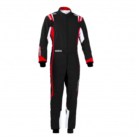 Tute Tuta da karting omologata CIK-FIA SPARCO Thunder K43, nero/rosso | race-shop.it