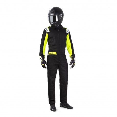 Tute Tuta da corsa SPARCO Rookie, nero/giallo | race-shop.it