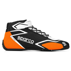 Scarpe da karting Sparco K-SKID, nero/arancione fluo