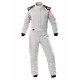 Tuta da corsa omologata FIA OMP First-S, argento