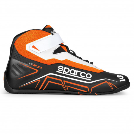 Scarpe Scarpe da karting per bambini Sparco K-RUN, nero/arancione fluo | race-shop.it