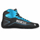 Scarpe da karting Sparco K-POLE, nero/ciano