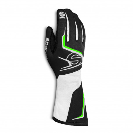 Guanti Guanti da karting Sparco TIDE K (cuciture esterne), nero/verde | race-shop.it