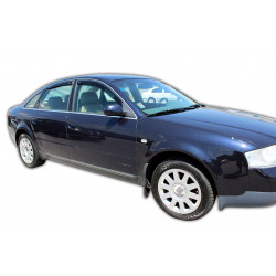 Window deflectors for AUDI A6 4D SEDAN 1998-2003 (+OT) 4pcs (front+rear)