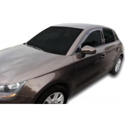 Window deflectors for AUDI A1, 5D 2010-2018 2pcs (front)