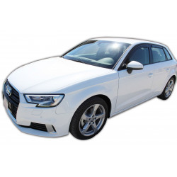 Window deflectors for AUDI A3 SPORTBACK (V8) 5D 2012-2020 (+OT) 4pcs (front+rear)