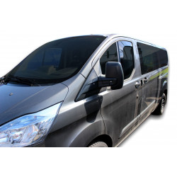 Window deflectors for FORD TRANSIT CUSTOM 2/4D 2012-up 2pcs (front)