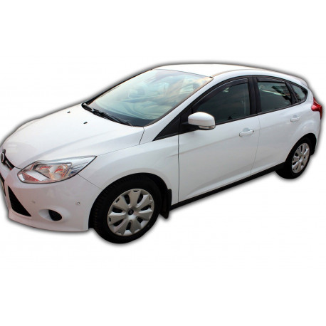 Deflettori finestre Window deflectors for FORD FOCUS III 4,5D 2011-2018 (+OT) SED/HTB 4pcs (front+rear) | race-shop.it