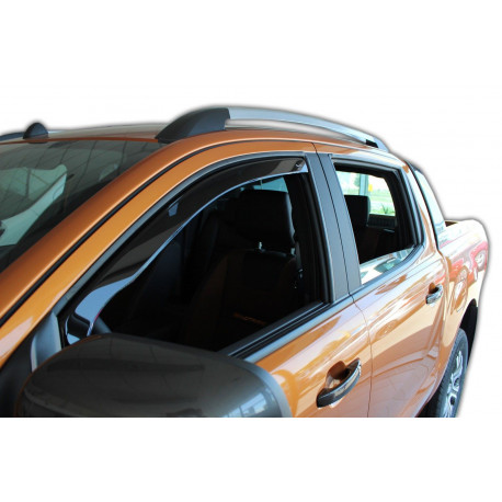 Deflettori finestre Window deflectors for FORD RANGER III 4D 2012-up 2pcs (front) | race-shop.it