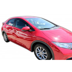 Window deflectors for HONDA CIVIC IX 5D 2012-2016 HTB 2pcs (front)
