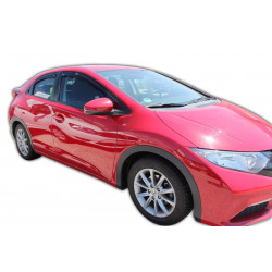Window deflectors for HONDA CIVIC IX 5D 2012-2016 HTB (+OT) 4pcs (front+rear)