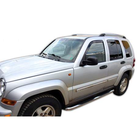 Deflettori finestre Window deflectors for JEEP LIBERTY (KJ) 5D 2001-2007 (+OT) 4pcs (front+rear) | race-shop.it