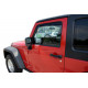 Deflettori finestre Window deflectors for JEEP WRANGLER (JK) 3/5D 2007-up 2pcs (front) | race-shop.it