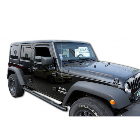 Deflettori finestre Window deflectors for JEEP WRANGLER (JK) 5D 2007-up (+OT) 4pcs (front+rear) | race-shop.it