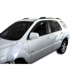 Window deflectors for KIA SPORTAGE II 5D 12/2004-2010 (+OT) 4pcs (front+rear)