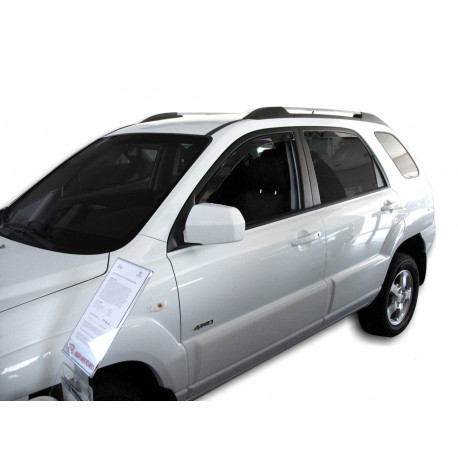 Deflettori finestre Window deflectors for KIA SPORTAGE II 5D 12/2004-2010 (+OT) 4pcs (front+rear) | race-shop.it