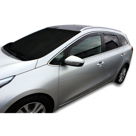 Deflettori finestre Window deflectors for KIA CEED II 5D 05/2012-2018 (+OT) COMBI 4pcs (front+rear) | race-shop.it