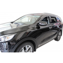 Window deflectors for KIA SORENTO III 5D 2015-2020 (+OT) 4pcs (front+rear)