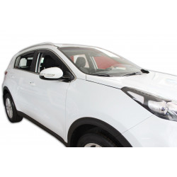 Window deflectors for KIA SPORTAGE IV 5D 2016-up (+OT) 4pcs (front+rear)