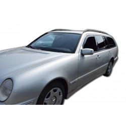 Window deflectors for MERCEDES klasy E, 4D W 210, 07/1995 – 2002 2pcs (front)