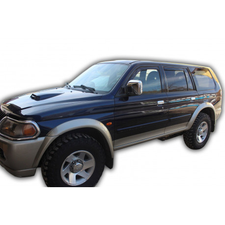 Deflettori finestre Window deflectors for MITSUBISHI PAJERO SPORT 5D 1997-2008 (+OT) 4pcs (front+rear) | race-shop.it