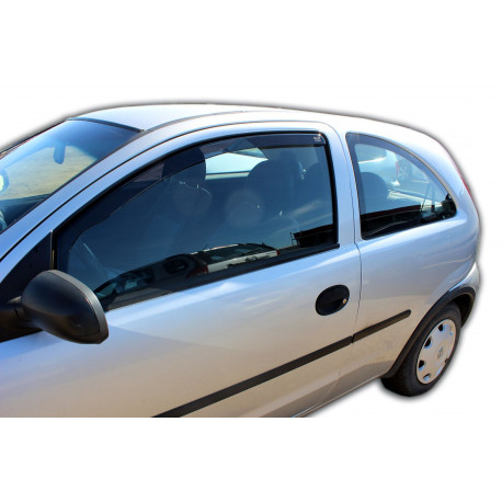 Deflettori finestre Window deflectors for OPEL CORSA C 3D 2000-2006 2pcs (front) | race-shop.it