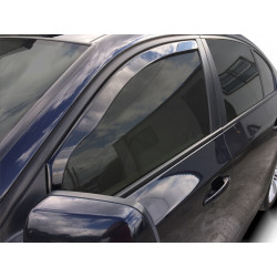 Window deflectors for PORSCHE Cayenne II 5D 2010-up (+OT) 4pcs (front+rear)