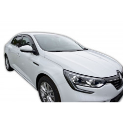 Window deflectors for RENAULT MEGANE IV SEDAN 4D 2017-up (+OT) 4pcs (front+rear)