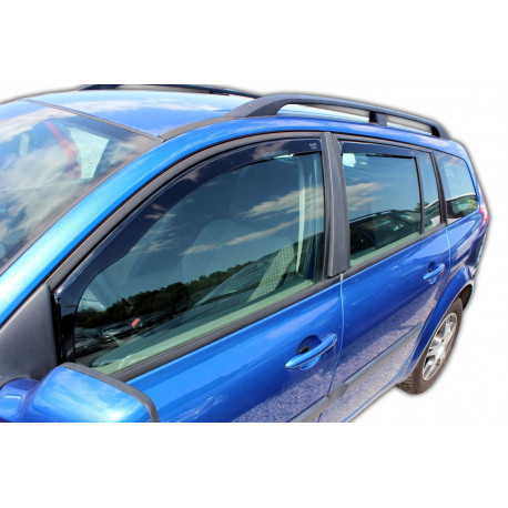 Deflettori finestre Window deflectors for RENAULT MEGANE II 5D 11/2002-2008 (+OT) COMBI 4pcs (front+rear) | race-shop.it
