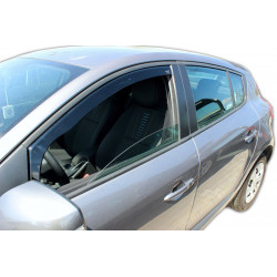 Window deflectors for RENAULT MEGANE III 5D 11/2008-2016 2pcs (front)