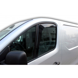 Window deflectors for RENAULT TRAFIC III 2014-up 2pcs (front)