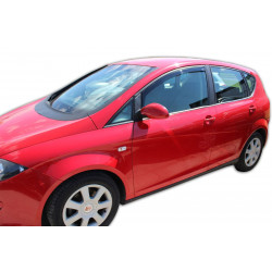 Window deflectors for SEAT TOLEDO III 5D 2004-2015 2pcs (front)