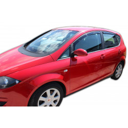 Window deflectors for SEAT ALTEA 5D 06/2004-2015 / XL 5D 2006-2015 4pcs (front+rear)