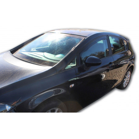 Deflettori finestre Window deflectors for SEAT LEON II 5D 2006-2012 (+OT) 4pcs (front+rear) | race-shop.it