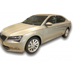 Window deflectors for SKODA SUPERB III 5D 2015-up (+OT) LTB 4pcs (front+rear)