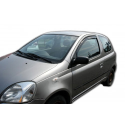Window deflectors for TOYOTA YARIS 3D 2001-2006 2pcs (front)