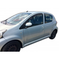 Window deflectors for TOYOTA AYGO I 5D 2005-2014 2pcs (front)