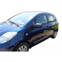 Window deflectors for TOYOTA YARIS II 5D 2005-09/2011 (+OT) 4pcs (front+rear)