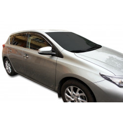 Window deflectors for TOYOTA AURIS II 5D 2013-2018 (+OT) HTB 4pcs (front+rear)