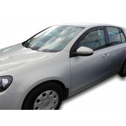 Window deflectors for VOLKSWAGEN GOLF VI 5D 2008-2012 (+OT) HTB 4pcs (front+rear)