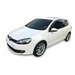 Window deflectors for VOLKSWAGEN GOLF VI 3D 2009-2012 2pcs (front)