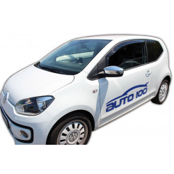 Window deflectors for SKODA CITIGO 3D 2012-up 2pcs (front)