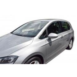 Window deflectors for VOLKSWAGEN GOLF SPORTSVAN 5D 2014-up (+OT) 4pcs (front+rear)